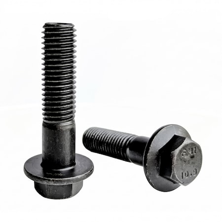 Zdb Industrial M14-2.0 x 35mm Class 10.9 DIN 6921 Frame Bolt, Black Phosphate with Oil 10000343