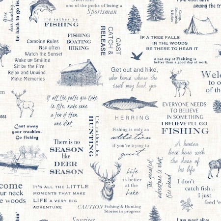 Chesapeake North Navy Camping Quotes Wallpaper 3118-01474