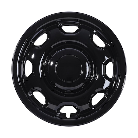 Altertrim 2010-2025 Ford F-150 XL model 17 in Hubcaps Wheel Rims Cover, (Blk Lacq), 4PK CHB-5151-BL-17