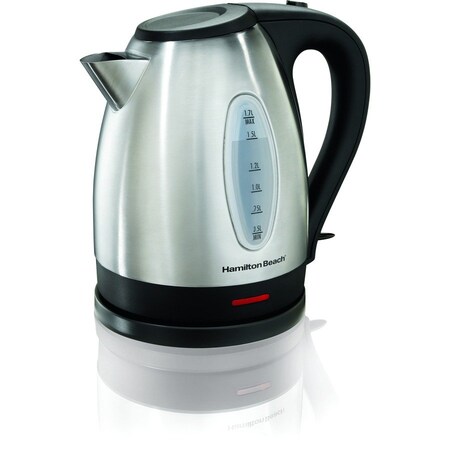 Hamilton Beach 1.7 L Black/Silver Electric Kettle 40880