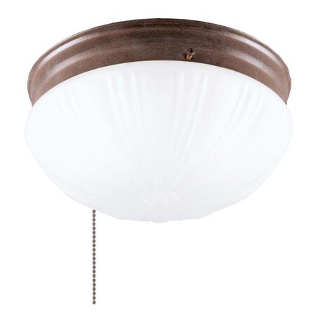 Westinghouse Two-Light Indoor Flush-Mount Ceiling Fixture Sienna Frosted Fltd Gls 6720200