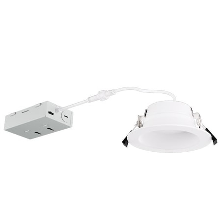 Elco Lighting 4in Retrofit LED Recessed Downlights with 5-CCT Switch, White ERT415CT5W
