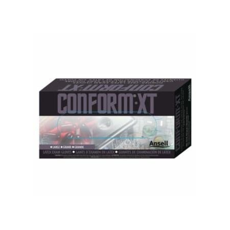 Touchntuff 69-318 Disposable Gloves, Powder Free, Natural Rubber Latex, 5 mil, Large 012-69-318-L