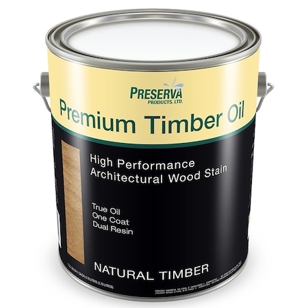 Premium Timber Oil Gal Preserva Products, Ltd. Natural Timber High Performance Architectural Wood Stain 70102