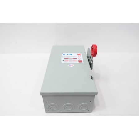 Eaton HEAVY DUTY SAFETY SWITCH 30A AMP 240V-AC 250V-DC 3P DH321FGK