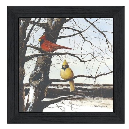 Homeroots A View from Above Black Framed Print Wall Art 404951