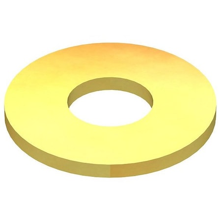 Huyett Flat Washer, For Screw Size 1 1/2 in , Steel Zinc Yellow Finish 448026
