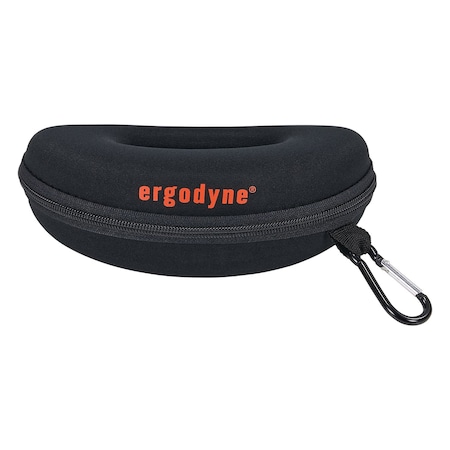 Ergodyne Safety Glasses Hard Case, Zipper, Black 19226