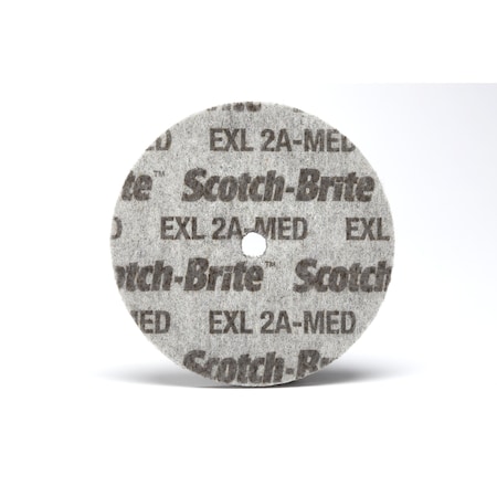 Scotch-Brite EXL Unitized Wheel, 2A Medium, 6 in x 3/16 in x 1/2 in, SPR23324A, 8PK XL-UW
