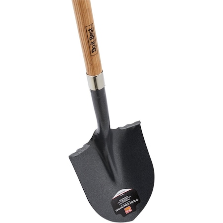 Do It Best 48'' Wood Handle Round Point Shovel YN-8SJ3-5-2L