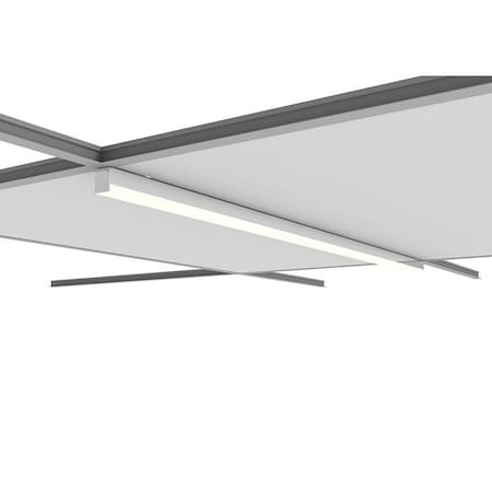Westgate SCXT 2in 8FT 15/16 GRID LINEAR 40/60/80W 30K/35K/40K - DROP LENS, 40W/60W/80W, Sandy White SCXT-8FT-40-80W-MCTP-D-DL