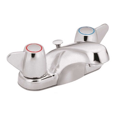 Cleveland Faucet Group Cornerstone 4 in. Centerset 2-Handle Bathroom Faucet with Pop-Up Assembly in Chrome CA40210