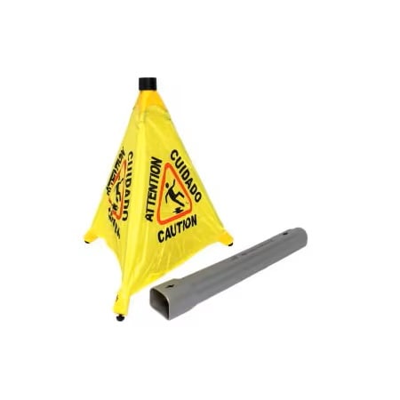 Impact Products Impact Pop Up Safety Cone 20 YellowBlack, MultiLingual 9183