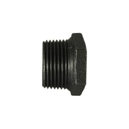 Midland Industries BUSHING HEX RDCR 5IN MPT 4IN FPT IRON BK 65544