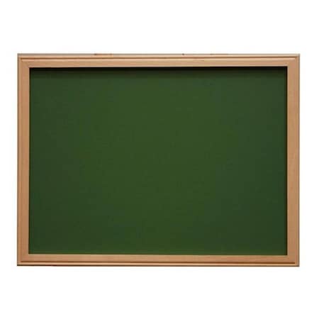Crestline 32G 18 in. x 24 in. Hardwood Framed Green Chalkboard 32700