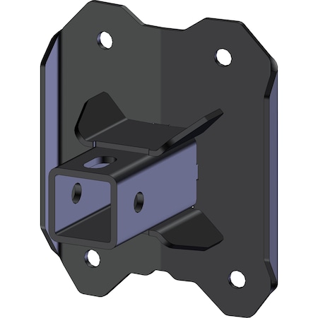 Kfi 102045 Polaris RZR ProR/ProR4 Rear 2 in Receiver Hitch - 1/4 in & 316 in Steel, Powder 102045