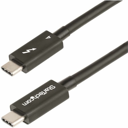Startech.Com 3FT 1M THUNDERBOLT 4 CABLE - 40GBPS - 100W PD - 4K/8K VIDEO - INTEL-CERTIFIED TBLT4MM1M