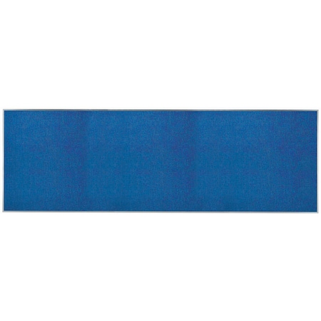 Aarco Designer ''Wedgewood'' Fabric Bulletin Board w/ a Clear Satin Anodized Aluminum Frame, 48''Hx144''W DF48144014