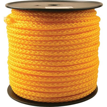 Do It Best 1/2''x250 ' Yellow Braided Polypropylene Rope 707275