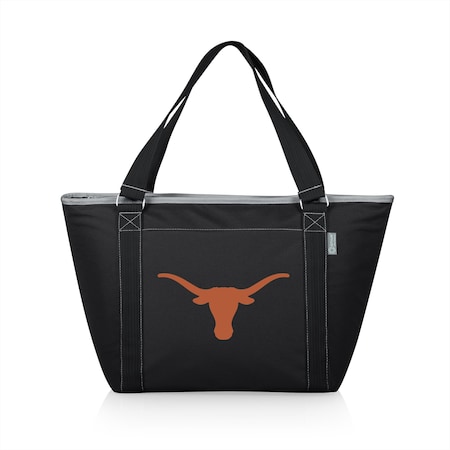 Picnic Time Family Of Brands NCAA Texas Longhorns Topanga Tote Cooler Bag - Soft Cooler Bag - Picnic Cooler, Black 619-00-175-194-1