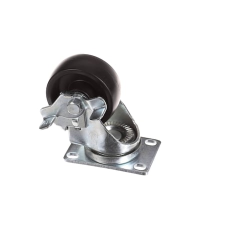 Marshall Air CASTER 3 IN, MED. DUTY, BLK, W/BRAKE 504599