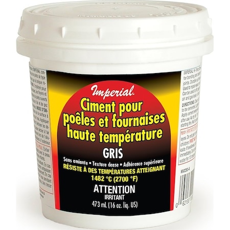 Imperial Mfg Cement Furnace/Stove 16Oz Grey KK0283-A