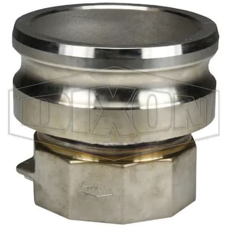 Dixon Type A Cam and Groove Reducing Coupler, 4 x 6 in Nominal, Male Adapter x FNPT End Style, 316 SS 6040-A-SS