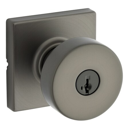 Kwikset Residential Door Knobs Entry Gunmetal 740PSKSQT-18GS