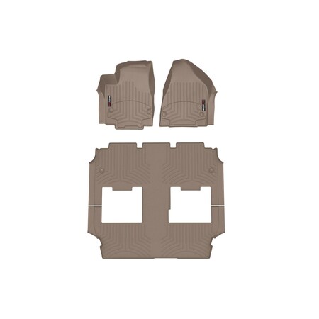 Weathertech Tan, Front and Rear Floorliners 4516621-459453