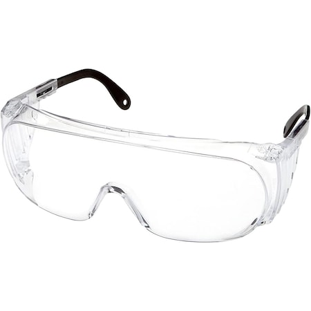 Uvex OTG Rimless Safety Glasses with Clear Temple and Clear Lens and Anti-Fog Coating. S0250X