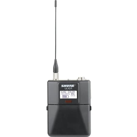 Shure Digital Wireless Bodypack Transmitter with Miniature 4-Pin Connector ULXD1=-J50A