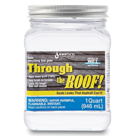 Sashco 1 Qt Sashco 14003 Clear Through the ROOF! Sealant 14010