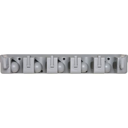 Genuine Joe Plastic, Gray, 3 in W, 4 in D, 16.8 in L GJO12504