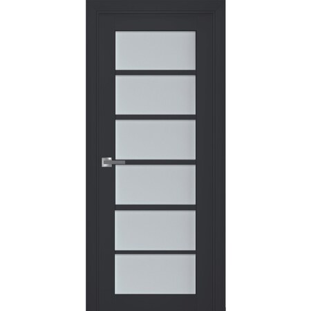 Sartodoors Interior Solid French Door Frosted Glass 32x80 Solid Core Modern Interior VEREGIO7602ID-ANT-32