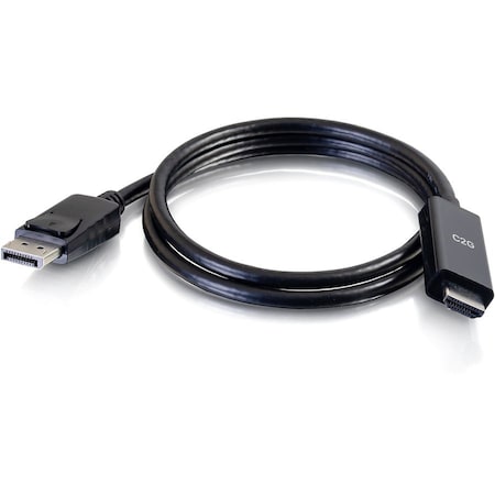 C2G 3FT DISPLAYPORT TO HDMI ADPATER CABLE - 4K CABLE BLACK 50193