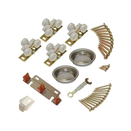 Le Johnson Door Hardware Set 134F Series Nylon F/ 1-3/4 in Doors - 125 Lbs 13313402