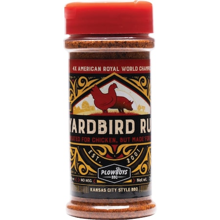 Plowboys 7 Oz. Yard Bird Rub PF02007-6