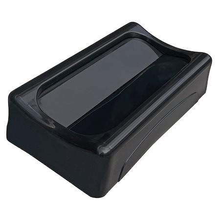 Crusader CTH Thin Container Drop Shot Lid, Black, Polypropylene CTH-LDSBK