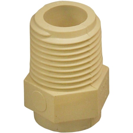 Charlotte Pipe And Foundry 1/2'' Male Thread to CPVC Adapter, 10PK CTS 02109C 0600HA