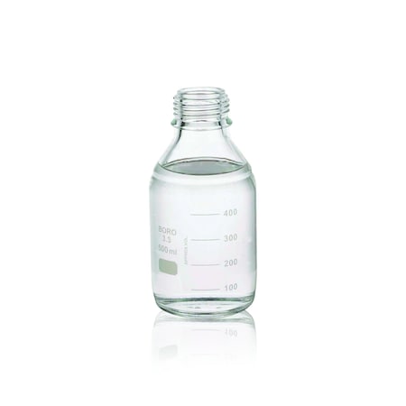 Wheaton LAB 45 Graduated Media Bottle, 500m, PK 12 219919