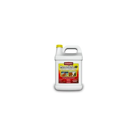 Pbi/Gordon Permethrin 10 Livestock & Premise Insecticide, Spray Concentrate, Gallon 9291072