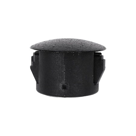 Auveco Black Nylon Locking Hole Plug 1/2in, 50PK 18902