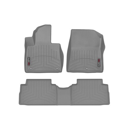 Weathertech Grey, Front and Rear Floorliners 461656-1-2