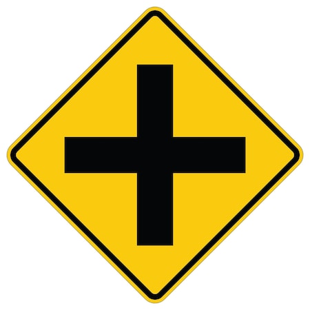 Sign Solutions Usa Traffic Sign, 30 in Width, Aluminum Sign, Diamond DUS06DYE3030W2-1