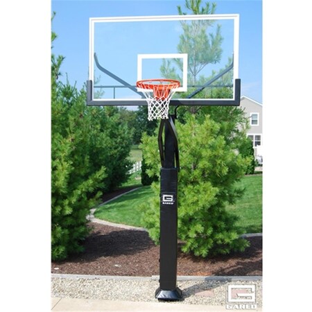 Gared Sports 42 x 72 in. 2000 Plus Goal Glass Jam Basketball System Backboard GP10G72DM