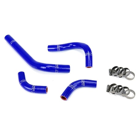 Hps Performance High Temp Reinforced Silicone Radiator Coolant Hose Kit, Blue,  57-1234-BLUE