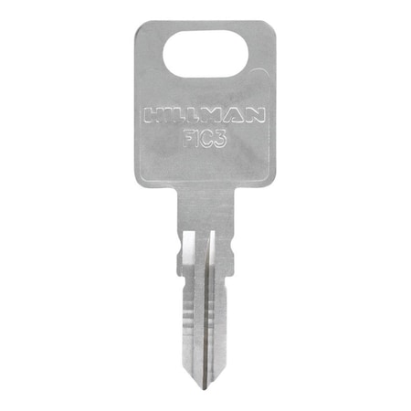 Homecare Products Automotive Universal Key Blank with Double Sided, Silver, PK10 HO3307956