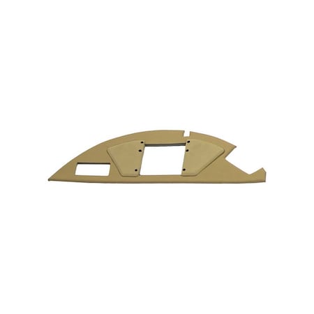 K&M Mfg Headliner for John Deere 55 Series Tractors Front Panel Sailcloth Tan Vinyl 4531