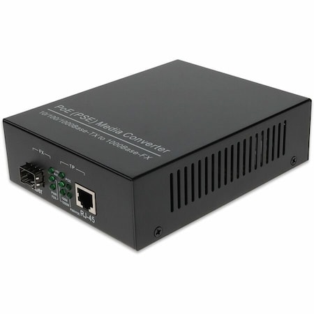 Add-On Addon 10/100/1000Base-Tx(Rj-45) To Open Sfp Port Poe Media Converter ADD-GMC-SFP-POE+