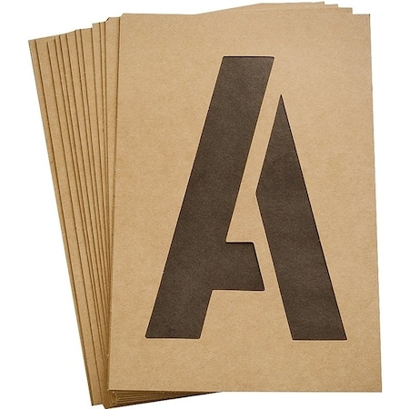 Hy-Ko Number and Letter Stencil, Stencil ST-6